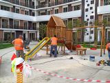 paslanmaz kaydıraklı çocuk parkları